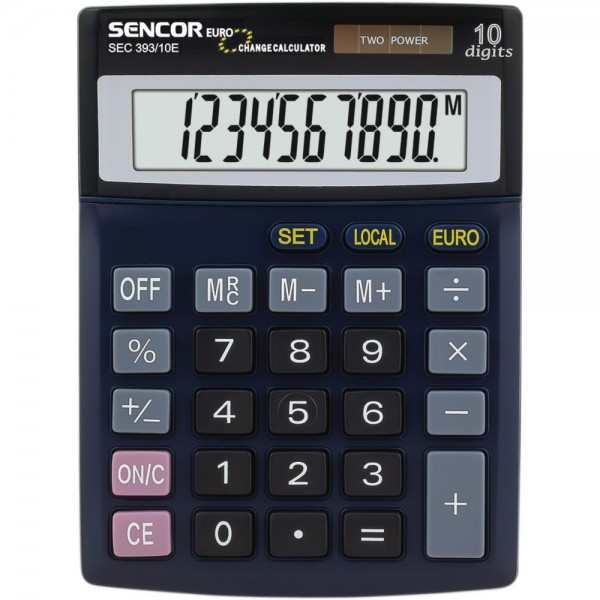 Euro kalkulačka SEC 393/10E SENCOR