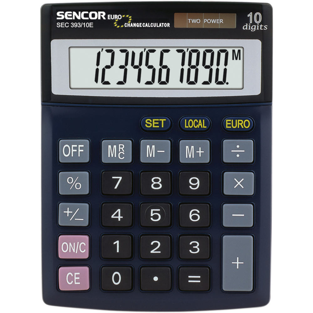 Euro kalkulačka SEC 393/10E SENCOR
