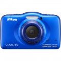 Digitální fotoaparát NIKON COOLPIX S32 BLUE + BATOH