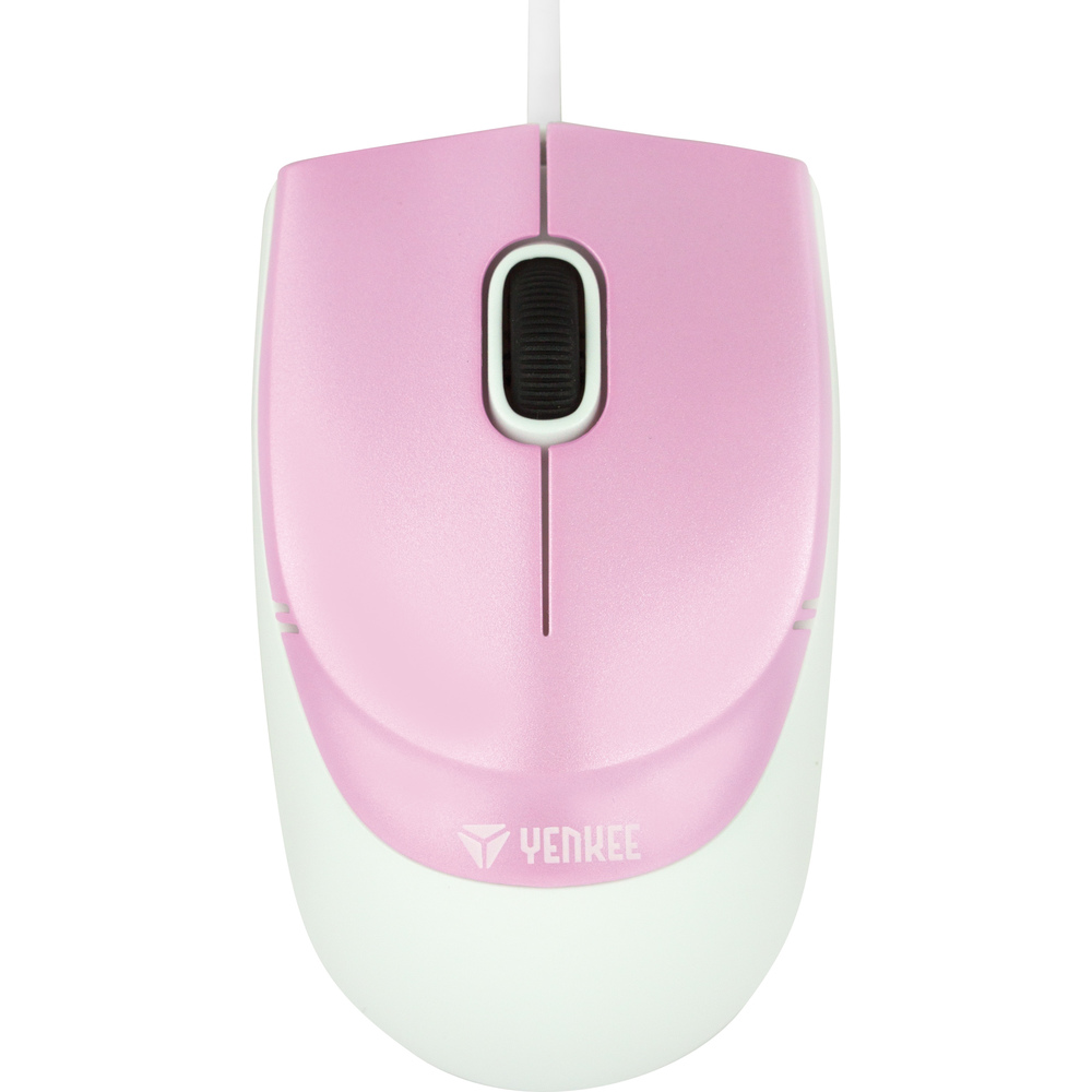 Optická myš USB Rio YMS 1005PK růžová, YENKEE