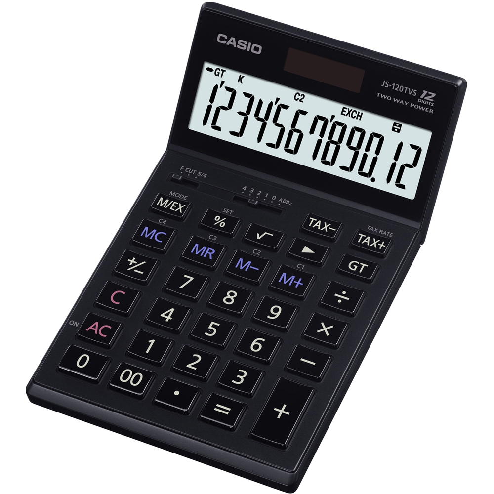 Kalkulačka Casio JS 120 TVS BK