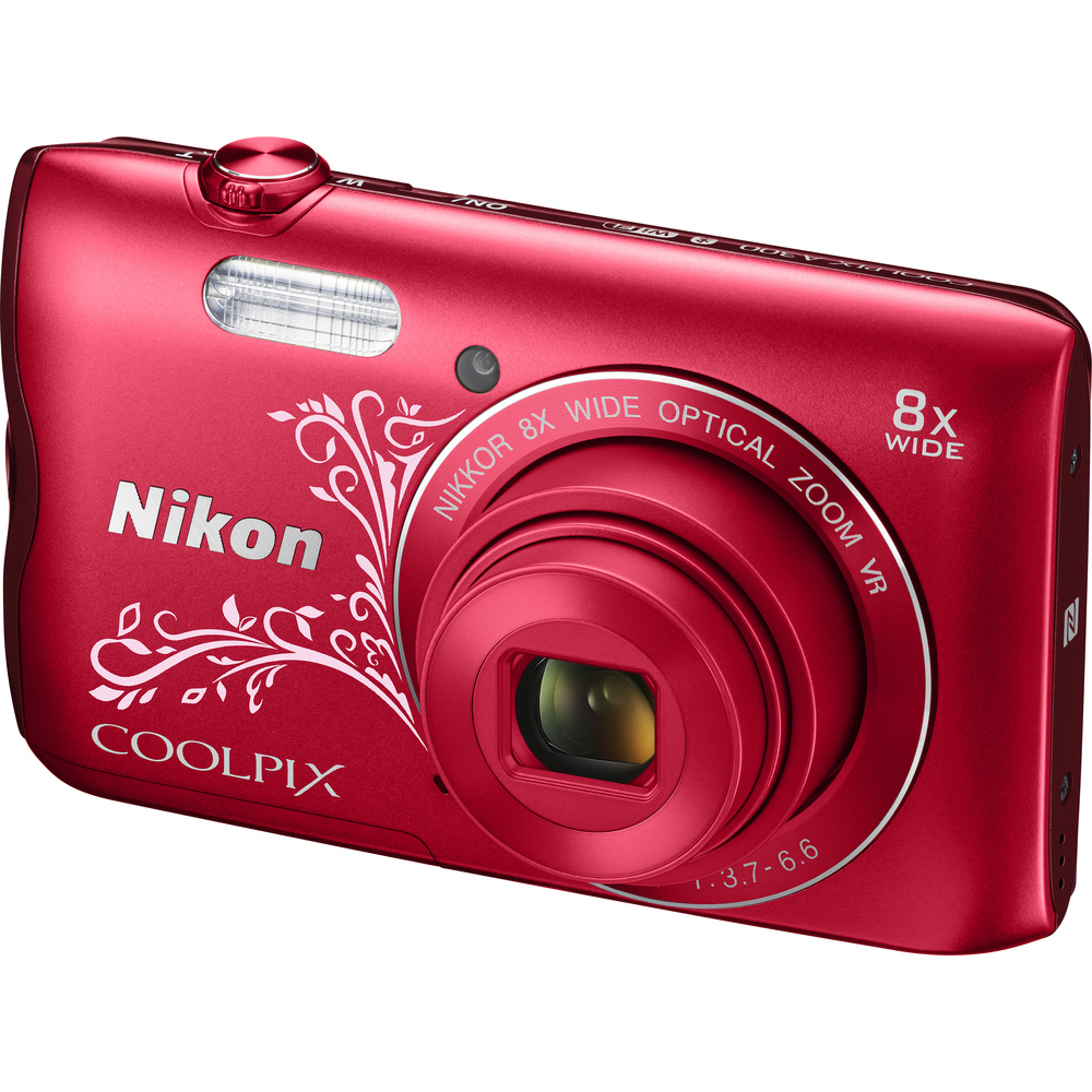 COOLPIX A300 Red Lineart NIKON