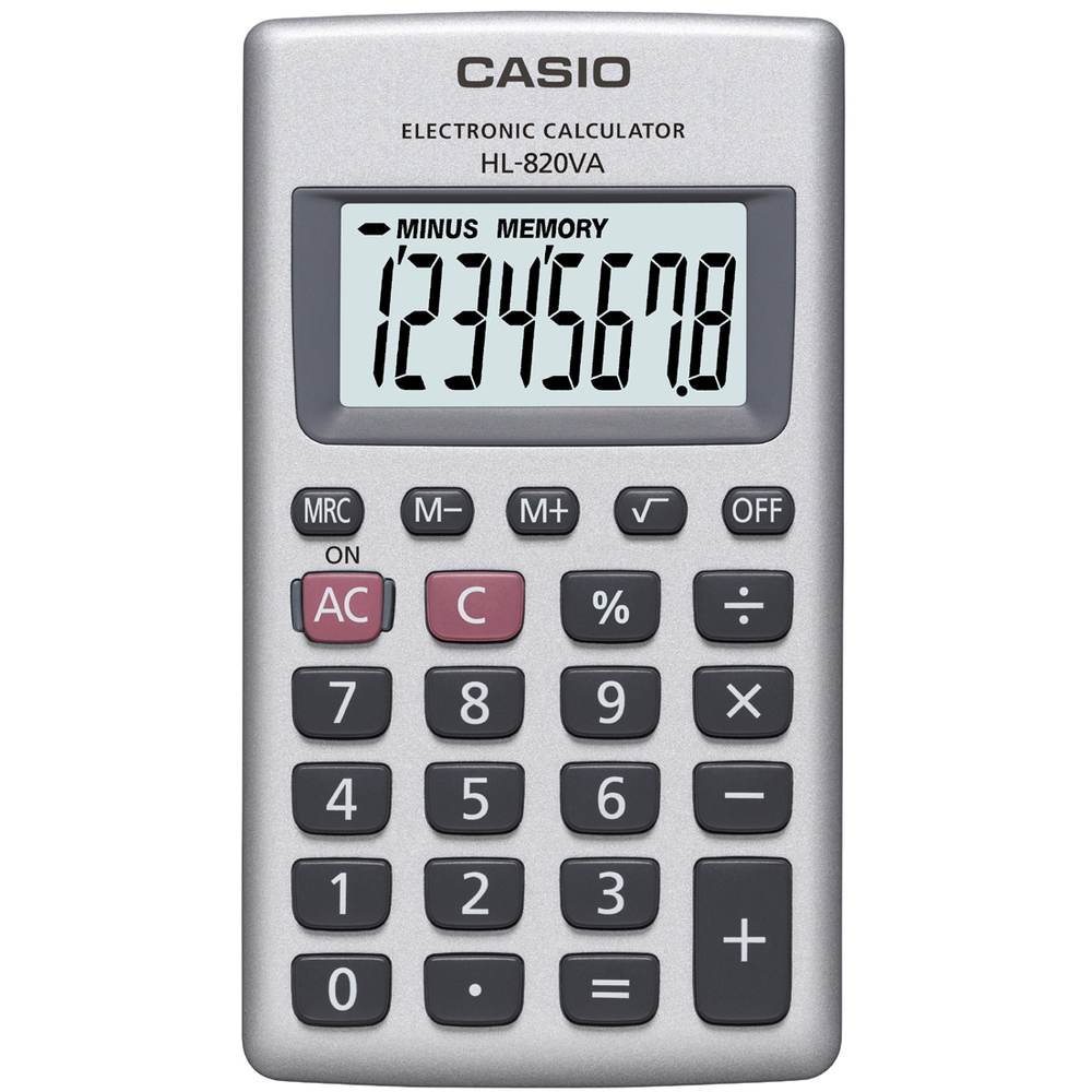 Kalkulačka, CASIO HL 820 VA