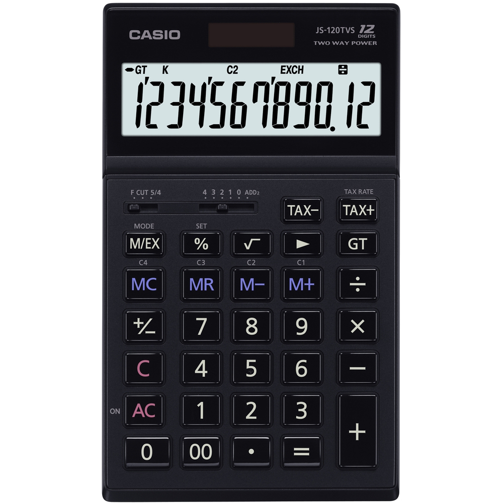 Kalkulačka Casio JS 120 TVS BK