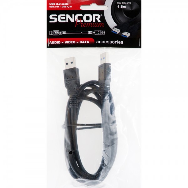 USB 3.0 kabel A/M-A/M SCO 530-015 P SENCOR