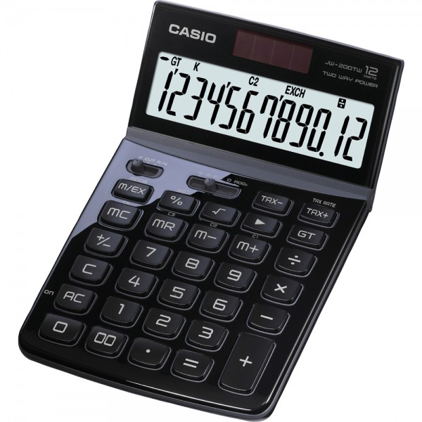 Kalkulačka CASIO JW 200 TW BLACK
