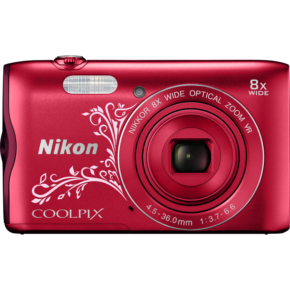 COOLPIX A300 Red Lineart NIKON
