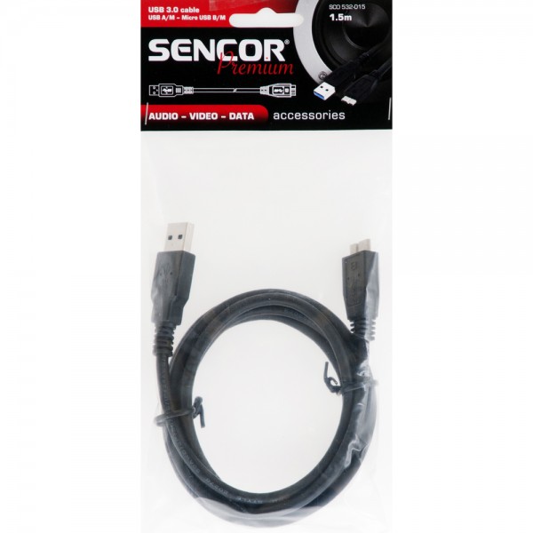 Kabel USB 3.0 A/M-Micro B SCO 532-015 SENCOR