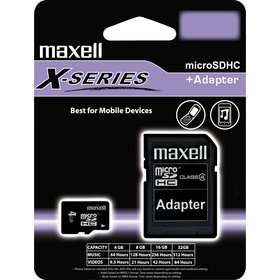 Micro SD karta a adaptér - MAXELL 8 GB