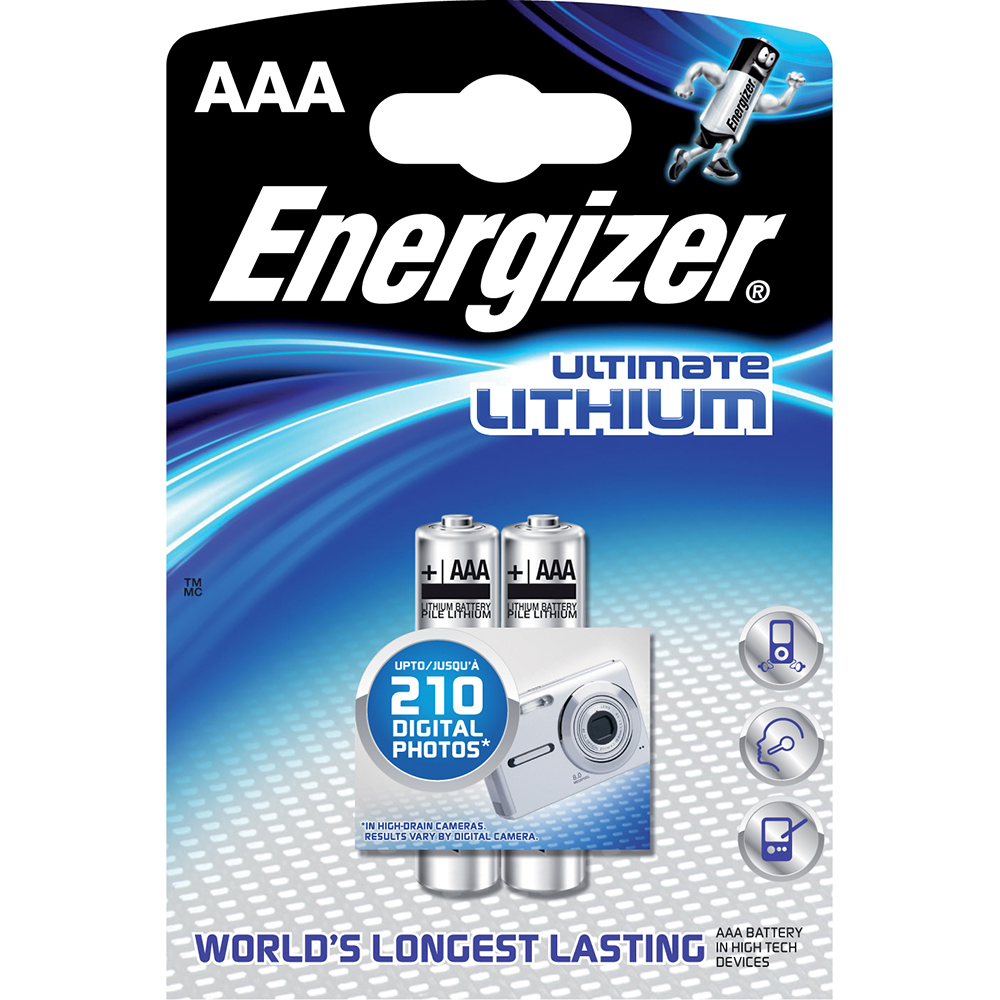 Baterie ULTIMATE LITH FR03/2 2xAAA ENERGIZER