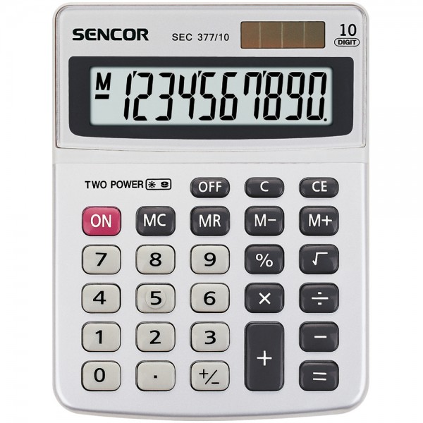 Stolní kalkulátor SEC 377/10 DUAL SENCOR