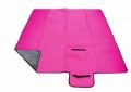Pikniková deka CALTER STADY, 170x150 cm, růžová