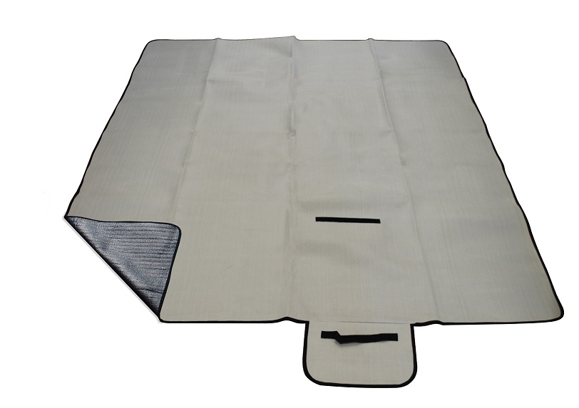 Pikniková deka CALTER GRADY, 200x150 cm, šedá