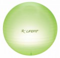 Gymnastický míč LIFEFIT TRANSPARENT 75 cm, sv. zelený