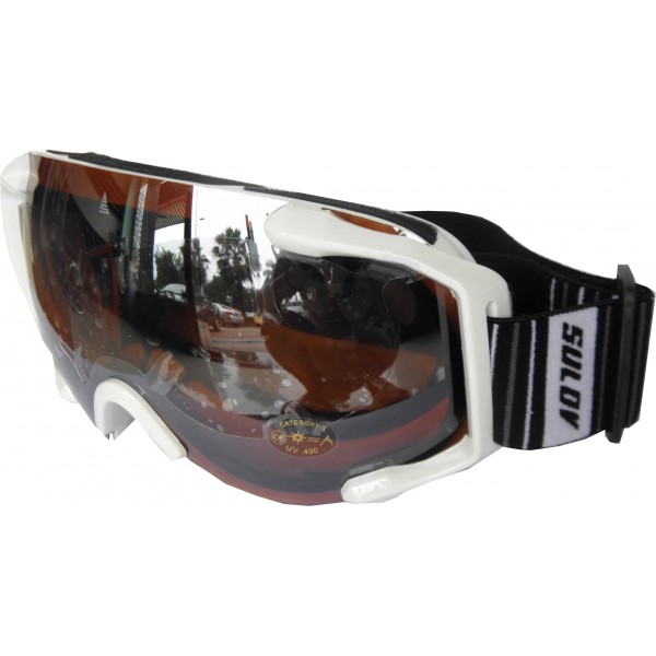 Bílé lyžařské brýle - SULOV PICO senior