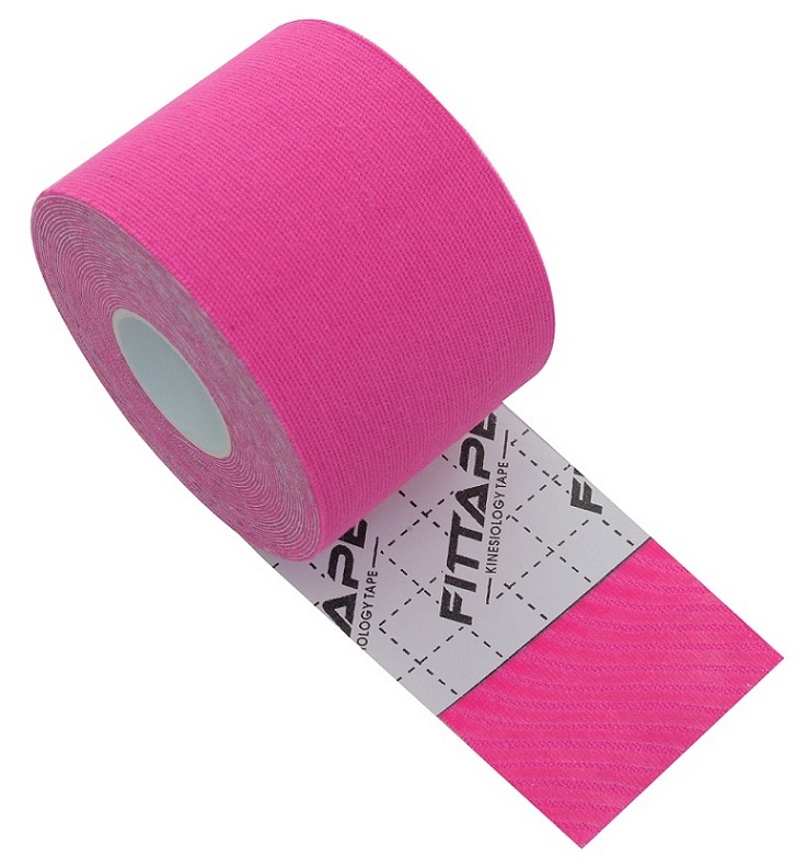 KinesionLIFEFIT tape 5cmx5m, růžová