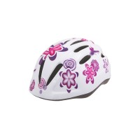Dětská cyklistická přilba WISTA HardShell bílá/růžová S/M (52-56cm)