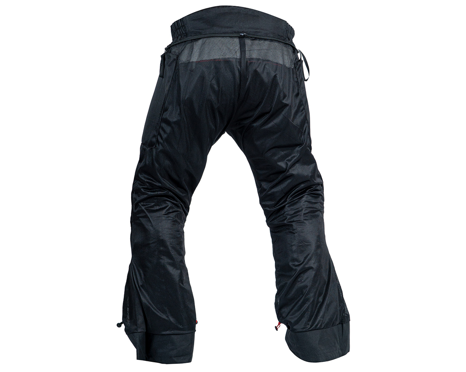 Kalhoty moto pánské FIORANO textilní černé/zelené 2XL