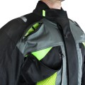 Bunda moto pánská FIORANO textilní černá / zelená L