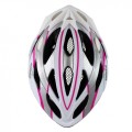 Cyklistická přilba WISTA HardShell bílá/růžová L/XL (58-61cm)