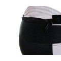 Kalhoty moto pánské MELBOURNE textilní šedé/fluo/černé S