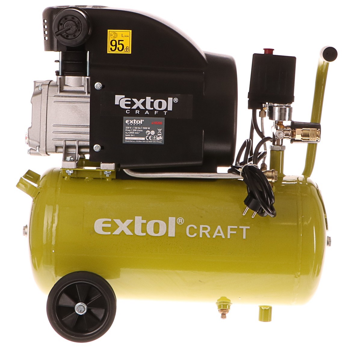 Olejový kompresor - EXTOL CRAFT, 418200