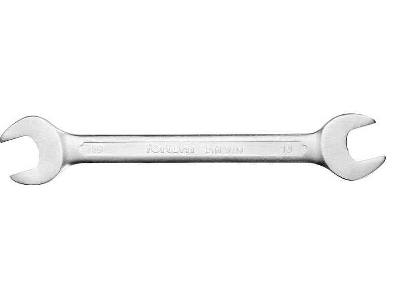 Klíč plochý 8 x 9 mm, délka 141 mm FORTUM
