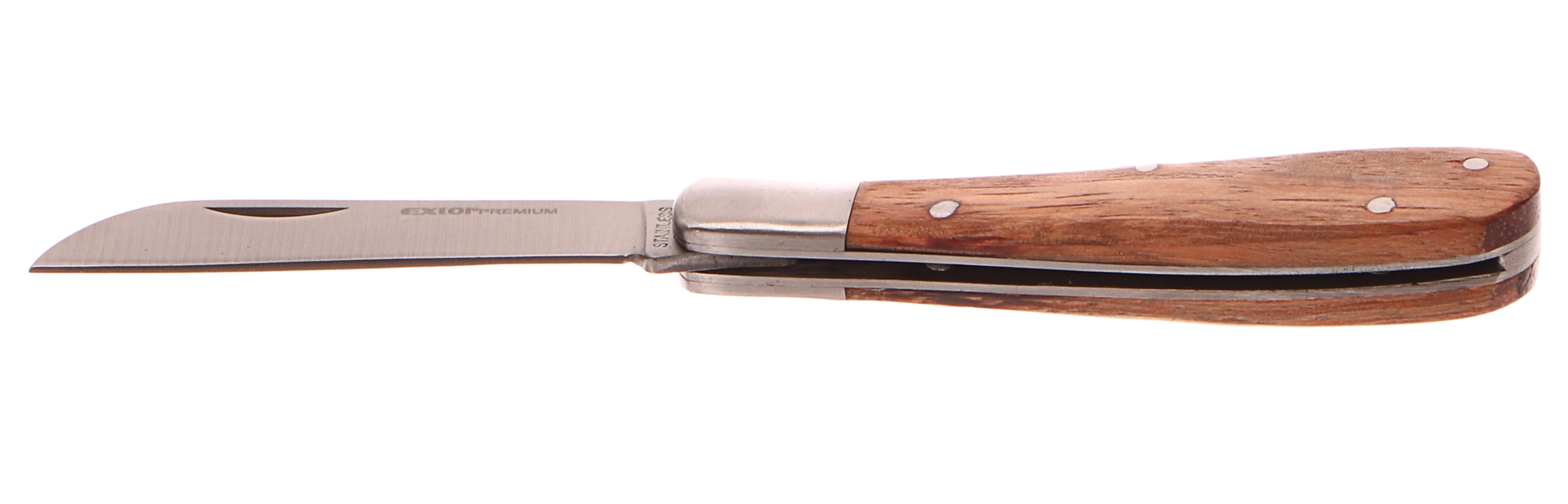 Nůž roubovací zavírací nerez, 170/100mm, délka otevřeného nože 170mm, EXTOL PREMIUM