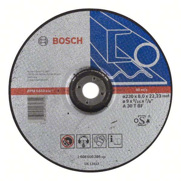 Hrubovací kotouč profilovaný Expert for Metal - A 30 T BF, 230 mm, 8,0 mm - 3165140181754 BOSCH
