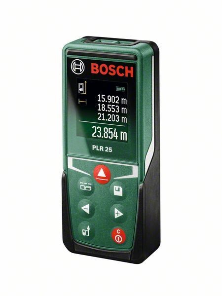 Digitální laserový dálkoměr Bosch PLR 25, 0603672521