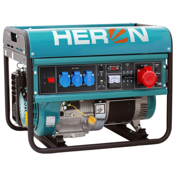 Elektrocentrála benzínová 6,8 kW pro 400V a 5,5 kW pro 230V HERON, 8896118