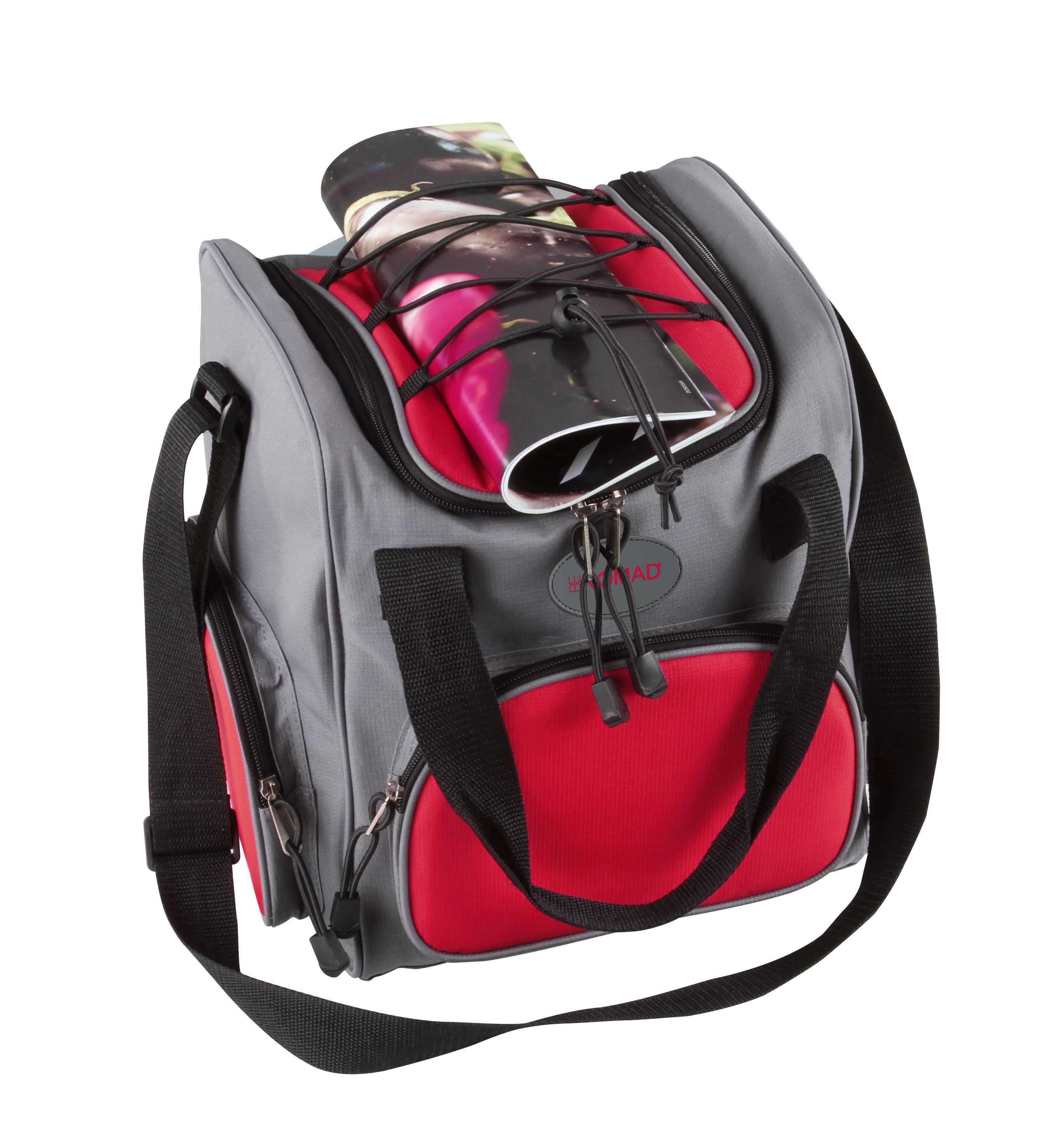 Chladící taška BeNomad FR8R, šedočervená