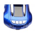 Auto reproduktor s LCD Kruger&amp;Matz Quer KOM0464-red/blue, FM, AUX, 2x3W