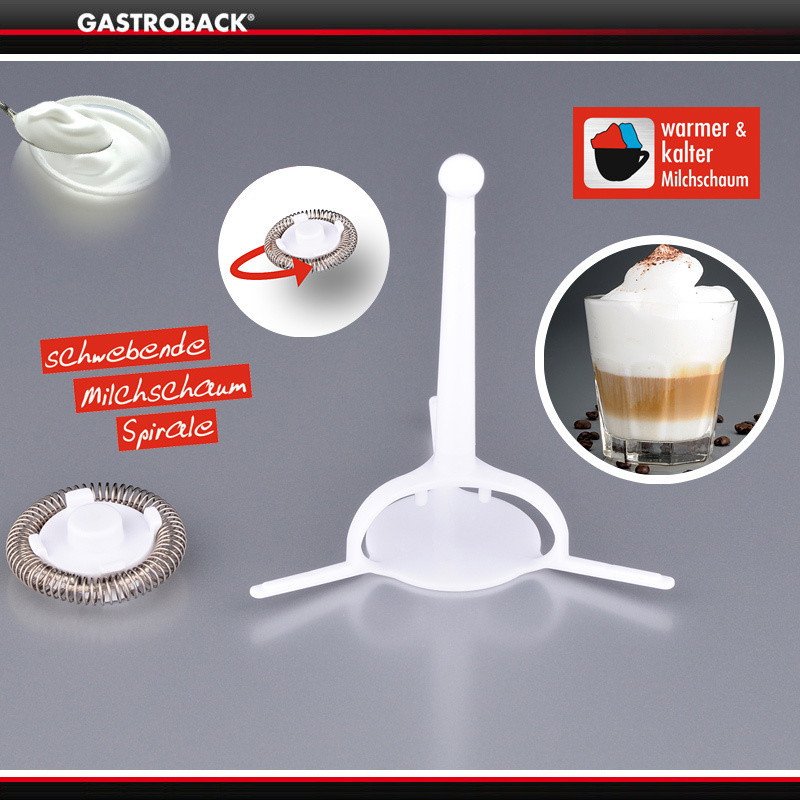 Profi automatický výrobník mléčné pěny Gastroback 42325, bílý