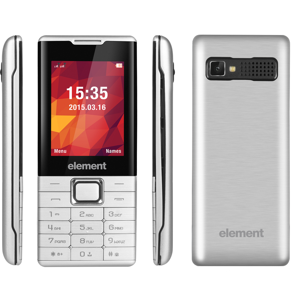 Mobilní telefon SENCOR Element P020, stříbrný