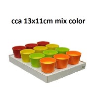 Zahradní svíčka Citronella cca 13x11cm, mix color, 1ks