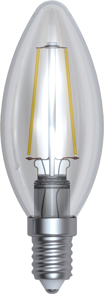 LED žárovka retro svíčka E14 4W