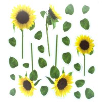 Dekorativní samolepky - slunečnice se stonkem