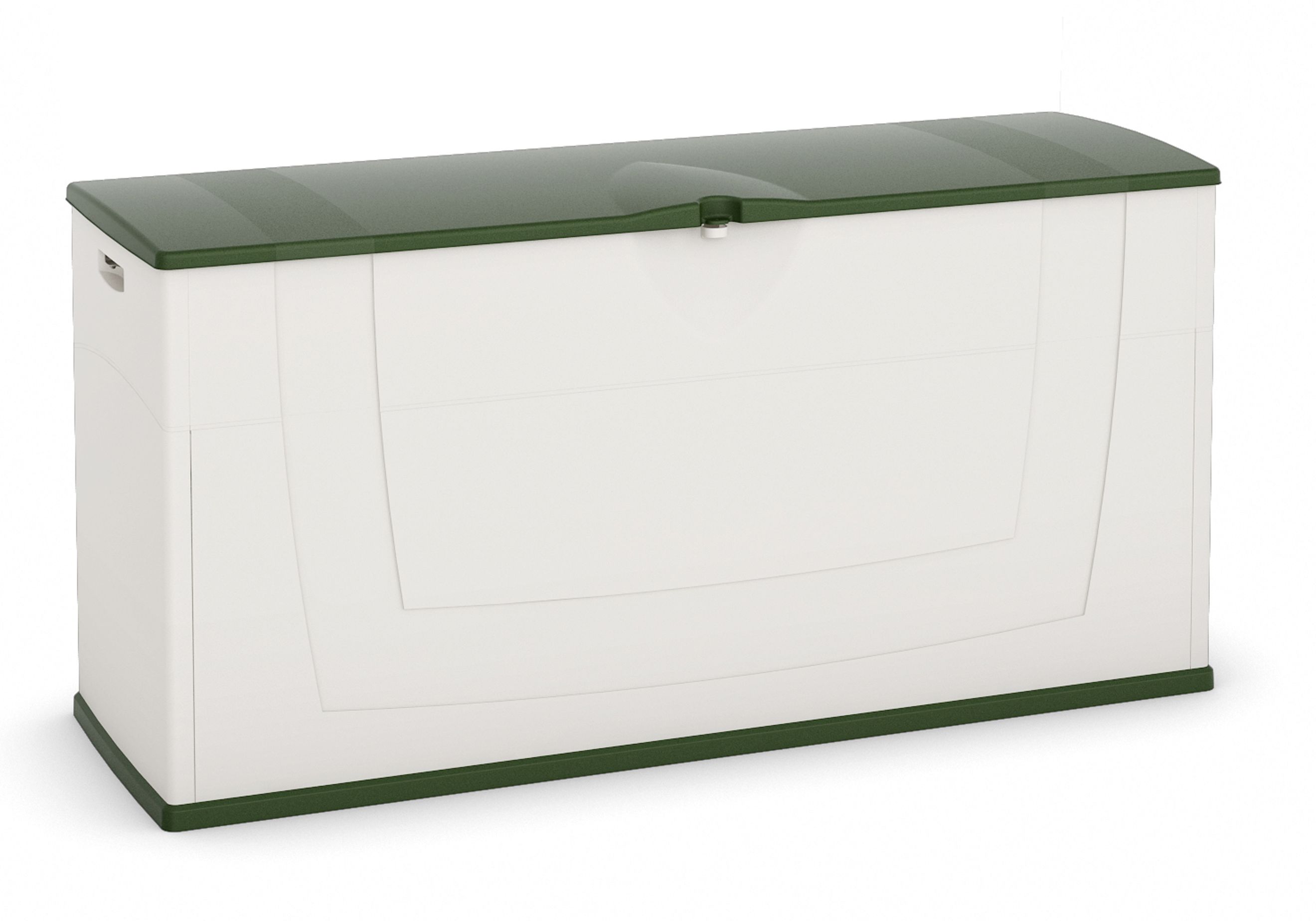 Skladovací box Karisma béžově-zelený,197 litrů