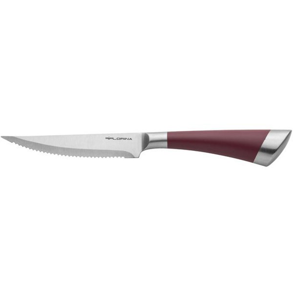 Staekový nůž Smart-Multi 11,5 cm bordó-nerez