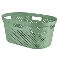 Koš na čisté prádlo INFINITY 39L recyklovaný plast zelený