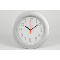 Nástěnné hodiny GREEN E 25 cm, stříbrné