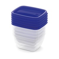 Set Food Box VEDO 5x0,25L modrý