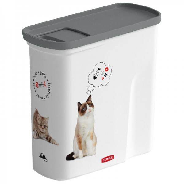Kontejner na krmivo kočky 1,5 kg/2L