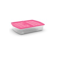 Úložný box SPINNING BOX XL 56l, růžové víko