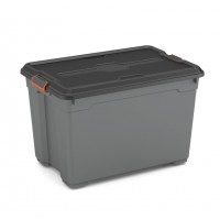 Úložný box 38 x 58 x 37 cm KIS Moover Box Pro XL, tmavě šedo-černý