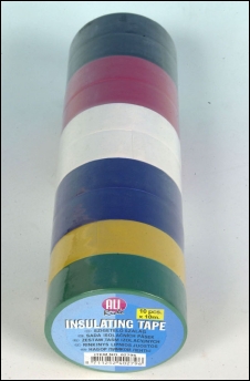Sada barevných izolačních pásek PVC, 10 ks ALL Ride
