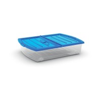 Úložný box SPINNING BOX XL 56l, modré víko