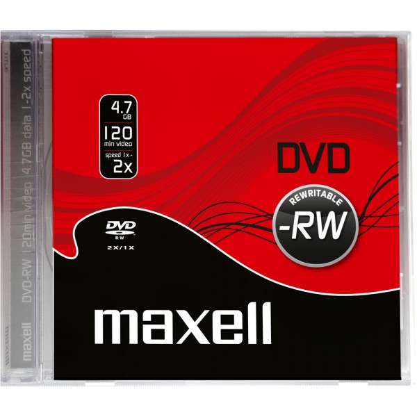 DVD-RW nosič 4,7GB 2x 1PK JC MAXELL