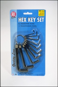 Sada imbusových klíčů, 10 ks